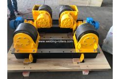 China 20 Ton Conventional Pipe Welding Rollers Stands Bolt Adjustment For Wind Tower supplier