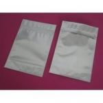 White Silvery 3 Side Custom Printed Aluminum Foil Cooking Bag with Zipper