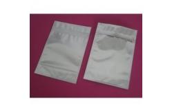 China White Silvery 3 Side Custom Printed Aluminum Foil Cooking Bag with Zipper supplier