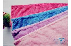China Microfiber Quick Water-Absorbing Wet Hair Wrap Turban Towel , Fast Drying Towels supplier