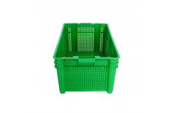 China Vented Collapsible Plastic Storage Crate for Durable and Lightweight Storage supplier