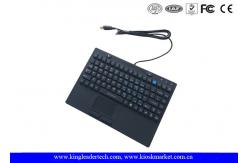 China Rubber Computer Industrial Desktop Keyboard With 12 Function Keys And Touchpad supplier