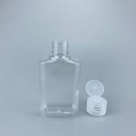 China Alcohol Disinfection 60ml Flip Cap Plastic Sanitizer Bottle for sale