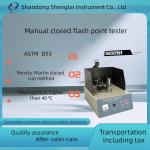 Manual  ASTM D93 Flash Point Tester Binsky Martin Closed Mouth Cup Method for sale