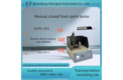 China Manual  ASTM D93 Flash Point Tester Binsky Martin Closed Mouth Cup Method supplier