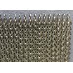 Herringbone Woven Wire Conveyor Belt , Balanced Weave Conveyor Belts Welded Edge for sale