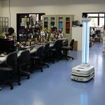 Geek+ AGV Robot Uv Light Smart UV Disinfection Robot Public Health Guardian