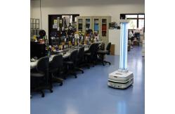 China Geek+ AGV Robot Uv Light Smart UV Disinfection Robot Public Health Guardian supplier