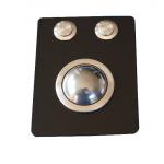 Stainless Steel Black Optical Trackball Pointing Device Vandal Proof And Weatherproof for sale