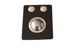China Stainless Steel Black Optical Trackball Pointing Device Vandal Proof And Weatherproof supplier