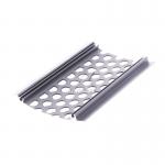 Punching Hole Aluminum Anodized Profile CNC OEM Deep Processing for Door & Window for sale