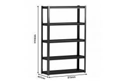 China 5 Tier Metal Shelving Unit Adjustable Garage Storage Rack Shelves supplier