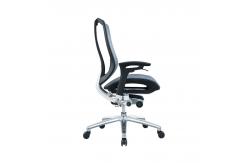 China High End Blue Mid-back Mesh Office Chair With Adjustable Armrests supplier
