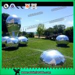 Silver Fabric Inflatable Mirror Ball Fire - Retardant For Fashion Show Decoration for sale