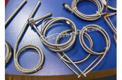 China Plastic Processing Heating Element Cartridge Heaters with Metal Screen Sleeve supplier