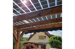 China Rixin Custom BIPV Module A Grade Solar Cells High Efficiency Transparent Photovoltaic Sunroom supplier
