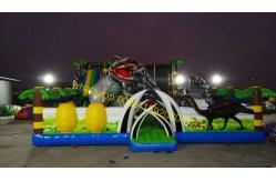 China dinosaur playground obstacle course for kids supplier