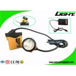 Aluminum Miners Cap Rechargeable LED Headlamp IP68 10.4Ah SAMSUNG Battery High Safety for sale