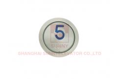 China Passenger Elevator Push Button Size 36mm Stainless Steel With Braille supplier