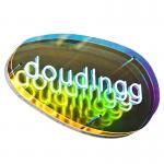 Multi Layer Mirror 3D Neon Sign Mirror with Custom Color Gradient LED Logo Perfect for sale