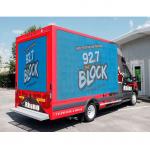 High Refresh Frequency Mobile Truck LED Display with 5000-8000 Nits Brightness and Truck-mounted Installation for sale
