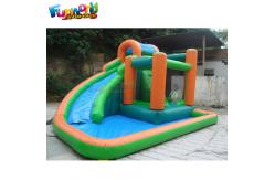 China Fire - Retardant  Backyard 0.55mm Outdoor Inflatable Water Slides supplier