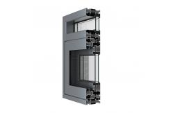 China Anodized Grey Aluminum Window Profiles Sliding Casement Window Aluminium Frame supplier