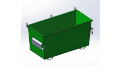 China Front Load Trash Container for Commercial Use supplier