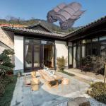 Traditional Chinese Grey Clay Roof Tile Accessory For Temple Courtyard Building Mateial for sale