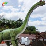 Coin Operated Simulation Life Size Animatronic Dinosaurs 12m Brachiosaurus Models