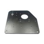 Black Side Front Back Base Plate Panel Cover Ra1.6 Custom Stainless Steel Parts for sale