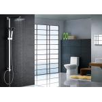 Super Thin Top Head LED Rain Shower Set Wall Mounted System ROVATE 832 for sale