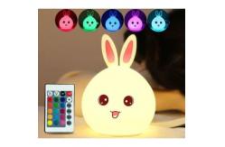 China Custom 120mm Rabbit Night Light Silicone Household Items supplier