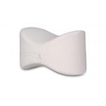 White Pain Relief Memory Foam Knee Pillow For Sciatic Nerve , Sleeping Knee Pads for sale