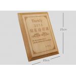 MDF Wood Custom Award Trophies 250*200mm Year - End Bonus Souvenir For Enterprise for sale