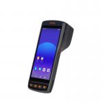 5.5 Inch Touch Screen Handheld 1D 2D bar Code Scanning NFC RFID Reader Android PDA Scanner With Built in Thermal Printer for sale