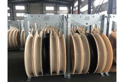 China 660 Mm Large Diameter Wheels Sheaves Bundled Wire Conductor Pulley Stringing Block supplier