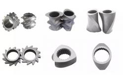China Kneading Block Twin Screw Extruder Parts For Co Rotating Extruder Screw supplier