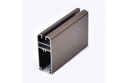China Customized Cabinet Door Aluminum Alloy Frame Profile Anodizing Powder Coating Surface supplier