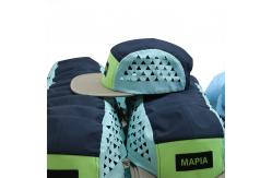 China Nylon 5 Panel Camper Hats Breathable Quick Dry Five Panel Running Cap supplier