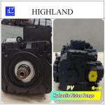 Black Hydraulic Piston Pump With Variable Displacement For Agriculture Industry