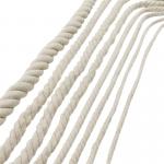 Twisted Macrame Cord 3mm 4mm 5mm Natural Cotton Rope with Soft Natural Advantage for sale