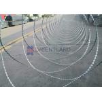 Durable Concertina Razor Wire Coil , Obstacle BTO Security Barbed Wire Fencing for sale