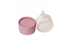 China Small Jewerly Cardboard Round Box Tube With Ribbon supplier