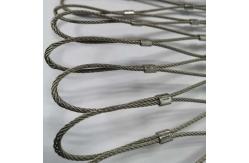 China 30 x 30mm 10m/Roll stainless steel rope mesh Protecting Zoo Fence supplier