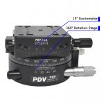 2 Dimensional Combined Radian Manual Tilt Stage 360 Degree Rotary for sale