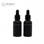 30ml Frosted Glass Dropper Bottles Smooth Round For Aromatherapy for sale
