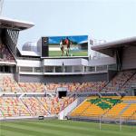 Outdoor Die-Casting Aluminum Football Stadium Screen Waterproof Surround Full Color LED Display Rental P4.81 for sale