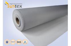 China Waterproof Pu Coated Glass Fibre Fabric for Extremely High Temperature Protect supplier