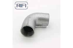 China 20mm 25mm Solid Elbow GI Conduit Fittings Electrical Conduit System  With Galvanized Steel supplier